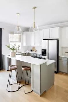 7 ایده برای روشنایی جزیره آشپزخانه برای به روزرسانی فضای شما بدون هزینه نوسازی |  Hunker