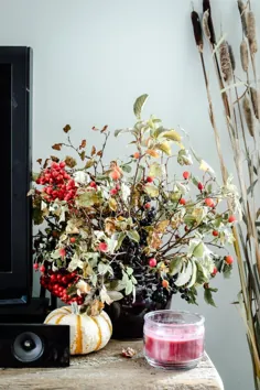 تاج گل تزئینی و پاییز DIY |  وبلاگ گندم آب پز