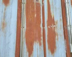 10 قطعه از کاشی های سقفی آنتیک قطره بازیابی شده از قلع انبار انبار فلزی راه راه