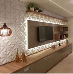 30+ ایده شگفت انگیز برای طراحی واحد تلویزیون برای اتاق نشیمن شما - کلبه شگفت انگیز