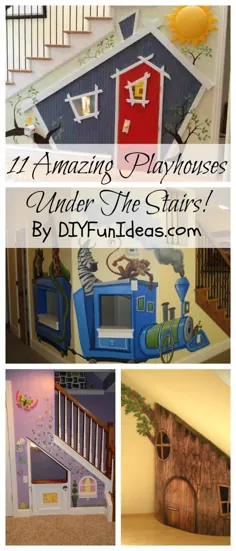 11 خانه بازی کودکان باور نکردنی زیر پله ها - خودتان ایده های جالب و سرگرم کننده ای داشته باشید