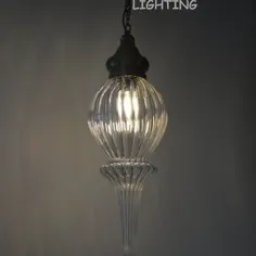 لامپ آویز خیره کننده تک دست ساز ، دکور موروکان ، لامپ ترکی ، لامپ های موزاییکی ، لامپ های بوهمی ، روشنایی ، لامپ های عثمانی ، لامپ