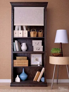 با این ایده های قبل و بعد از ایجاد قفسه کتاب ، قفسه های ساده را متحول کنید