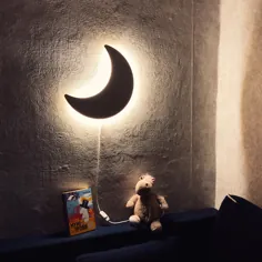 ایده های اتاق بازی چراغ اتاق کودک چراغ اتاق کودک Moon Moon Decor