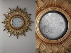 چیزی جز آتش سوزی: فوق العاده آسان DIY: آینه آفتابگردان شیشه ای مرکوری
