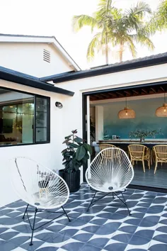 خانه های زیبای اینستاگرام: مدرن قرن میانه کالیفرنیا