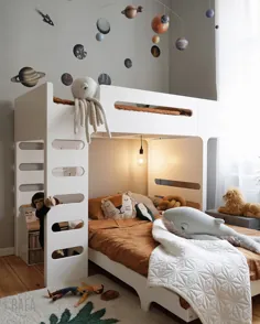 تختخواب سفارشی F & A120 برای 2 کودک - مبلمان طراح - بچه های رافا