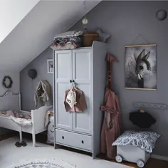اتاقهای دختران زیبا با خاکستری - فضای داخلی کودکان