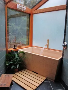 وان های خیس کن به سبک ژاپنی در دکوراسیون حمام ایالات متحده جلب می شود