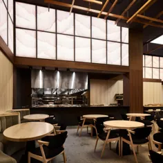 Sybarite فضای داخلی رستوران ژاپنی را در جنگل های بامبو بنا می کند