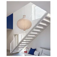 RISBYN سایه چراغ آویز ، شکل پیاز ، سفید ، 22 اینچی - IKEA