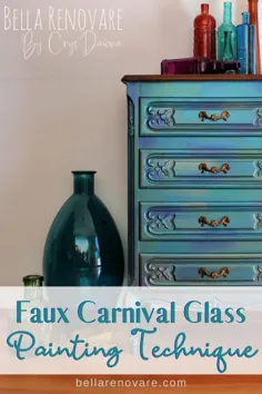 شما باید این روش شیشه ای کارناوال Faux آسان و زیبا را امتحان کنید