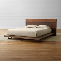 تختخواب ملکه چوبی آتودود + نظرات |  جعبه و بشکه