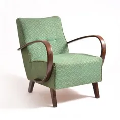 صندلی راحتی توسط Jindřich Halabala برای UP Závody ، دهه 1950 |  # 26013