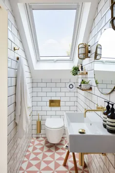 13 ایده حمام اتاق زیر شیروانی که شما را متقاعد می کند وقت آن است که به سمت بالا حرکت کنید