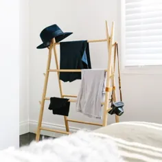 قفسه لباس در اتاق خواب: 18 جایگزین برای صندلی لباس
