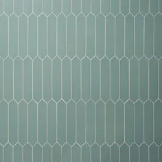 Lois Jade جلا 2.6 اینچ در 13 اینچ. کاشی دیواری سرامیکی شش ضلعی کشیده (12.26 متر مربع / مورد) ، مردانه ، سبز