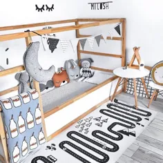 اتاق های کودکانه STYLISH با تخت های IKEA - فضای داخلی کودکان