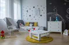 12 ایده خلاقانه برای رنگ آمیزی تخته سیاه برای اتاق کودکان