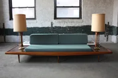 دید دوتایی!  کاناپه های گوندولای سکوی مدرن Adrian Pearsall Mid Century (1960 آمریکا)