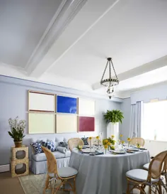 آپارتمان Gramercy Park Cece Barfield Thompson در رنگی زنده و هنری الهام گرفته از طبیعت زنده است
