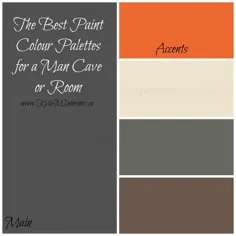 بهترین رنگهای رنگی برای یک اتاق مرد / غار مرد