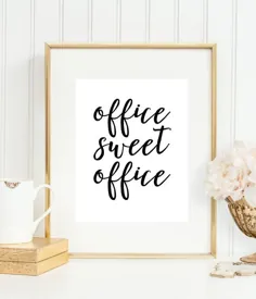 Office Sweet OfficeOffice Wall ArtOffice SignOffice |  اتسی