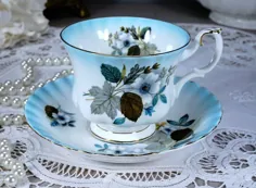 رزرو شده برای ARLENE ... جام چای و بشقاب سلطنتی آلبرت |  اتسی