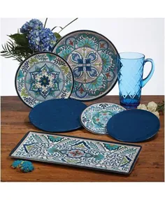 مجموعه و بررسی ظروف غذاخوری مجاز Talavera Melamine - ظروف غذاخوری - غذاخوری - Macy's