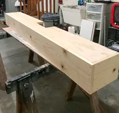 چگونه می توان یک مانتوی پرتو چوبی مصنوعی ساخت - زندگی دوباره استفاده کنید