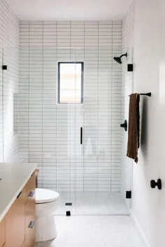 7 ایده دوش کاشی مترو که می تواند برای تغییر شکل در حمام شما در نظر گرفته شود |  Hunker