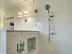 فراگیر دوش کاشی مترو - سنتی - حمام - JAS Design Build