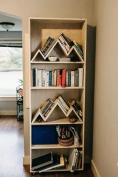 141 طرح و ایده برای قفسه کتاب DIY برای سازماندهی کتاب های خانه داری - صفحه 3 از 6