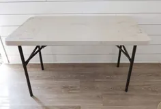 نحوه ساخت یک جدول تاشو پلاستیکی DIY