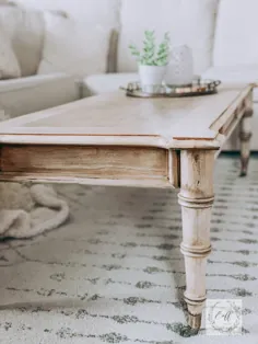 چگونه مبلمان چوبی را سفید کنیم - جدول میز قهوه خوری