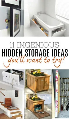 11 ایده هوشمندانه ذخیره سازی مخفی برای خانه خود که دوست خواهید داشت