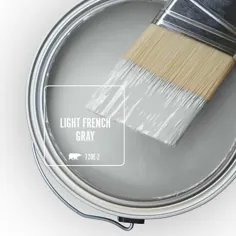 BEHR PREMIUM PLUS 1 qt.  # 720E-2 رنگ داخلی و خاکستری خاکستری کم رنگ بوی فرانسه و آغازگر در One-105004 - انبار خانه