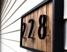 شماره های خانه مدرن