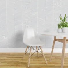 کاغذ دیواری لایه بردار و استیک قابل جابجایی گلدان شاه ماهی خنثی مدرن Papercanoe - Walmart.com