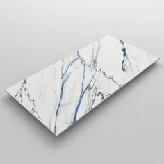 کاشی دیواری و کف کاشی از سنگ مرمر چینی Calacatta Azul 23.62 "x 23.62"