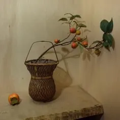 گل آرایی سبد بامبو آنتیک ژاپنی |  اتسی