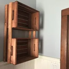 جعبه چوبی Vintage Style - دکوراسیون منزل ، ساخت آمریکا