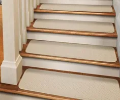 آج پله های فرش در دو رنگ قابل اتصال یا مقاوم در برابر لغزش