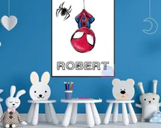 پوستر شخصی SPIDERMAN برای بچه ها