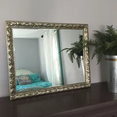 آینه آویز دیواری نقره ای