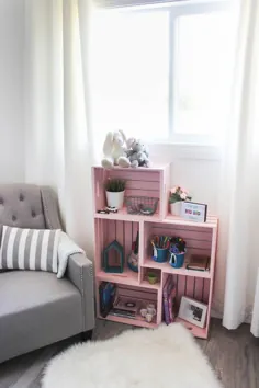 قفسه کتاب جعبه DIY - جشن ایجاد عشق