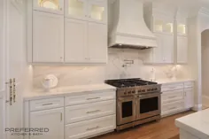 آشپزخانه کابینت شیکر سفید