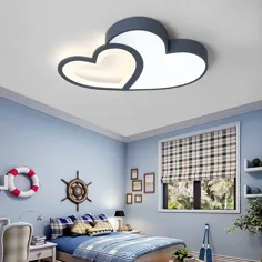 چراغ سقفی LED اتاق کودک مخصوص کودکان و نوجوانان به شکل قلب گرم محافظ چشم ساده نور کودکان