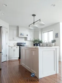یک خانه واقعی با بودجه مناسب آشپزخانه: کابینت های رنگ شده ، کاشی و موارد دیگر!  - Kylie M Interiors