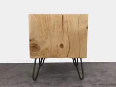 میز کناری الوار / میز قهوه بلوک چوبی / میز پایان / درخت |  اتسی
